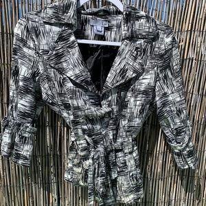 3/4 sleeve blazer jacket